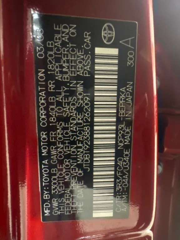2008 Toyota Yaris thumbnail 2