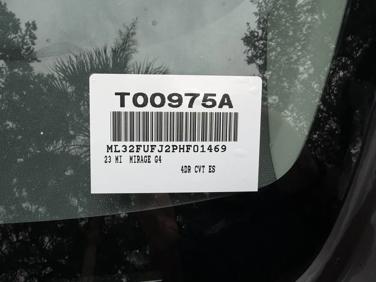2023 Mitsubishi Mirage G4 ES thumbnail 5